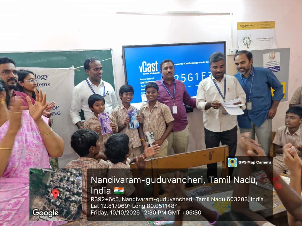 SoC_SRMIST's tweet image. 🌟 Outreach Program on “Modern Technology in the Real World” 
DSBS, School of Computing, @SRM_Univ  inspired Govt. Middle School students at Potheri East with sessions on modern tech & real-world innovation
Empowering young minds through STEM! 🚀
#SRMIST #DSBS #SchoolOfComputing
