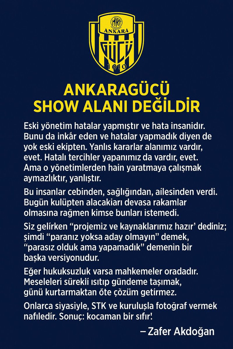 06zaferakdogan's tweet photo. ANKARAGÜCÜ SOHW ALANI DEGİLDİR https://t.co/CQTBQGCThX