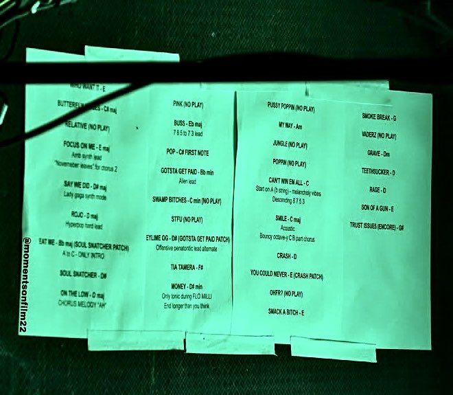 hourlyriconasty's tweet photo. Rico Nastyβs setlist for the LETHAL Tour https://t.co/TcVc3bMHjB