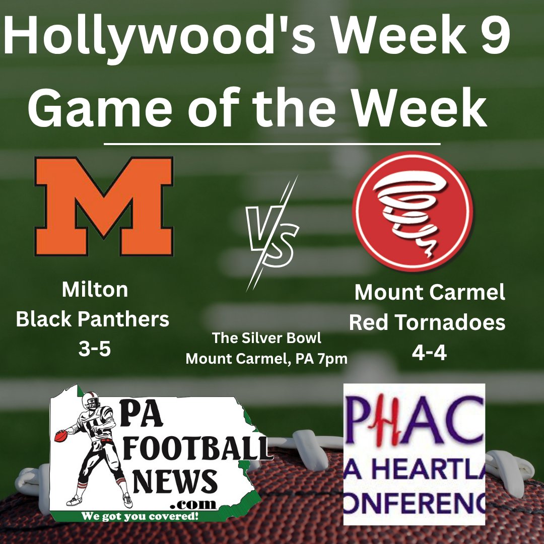 I have been waiting for this one for awhile.  I will make my first ever visit to the Silver Bowl <a href="/AthleticsPhac/">PHAC Athletics</a> contest Friday night as the 4-4 @GOBIGRED19 host 3-5 <a href="/MiltonSports/">Milton Athletics</a> 7pm. <a href="/PaFootballNews/">Pennsylvania Football News</a> <a href="/JaylenDelaney6/">Jaylen Delaney</a> <a href="/maxkarycki12/">Max Karycki</a> <a href="/GavinMarshalek1/">Gavin Marshalek</a> <a href="/circlewsports/">Circle W Sports</a> <a href="/jaredsamuelpfn/">Jared Samuel</a>