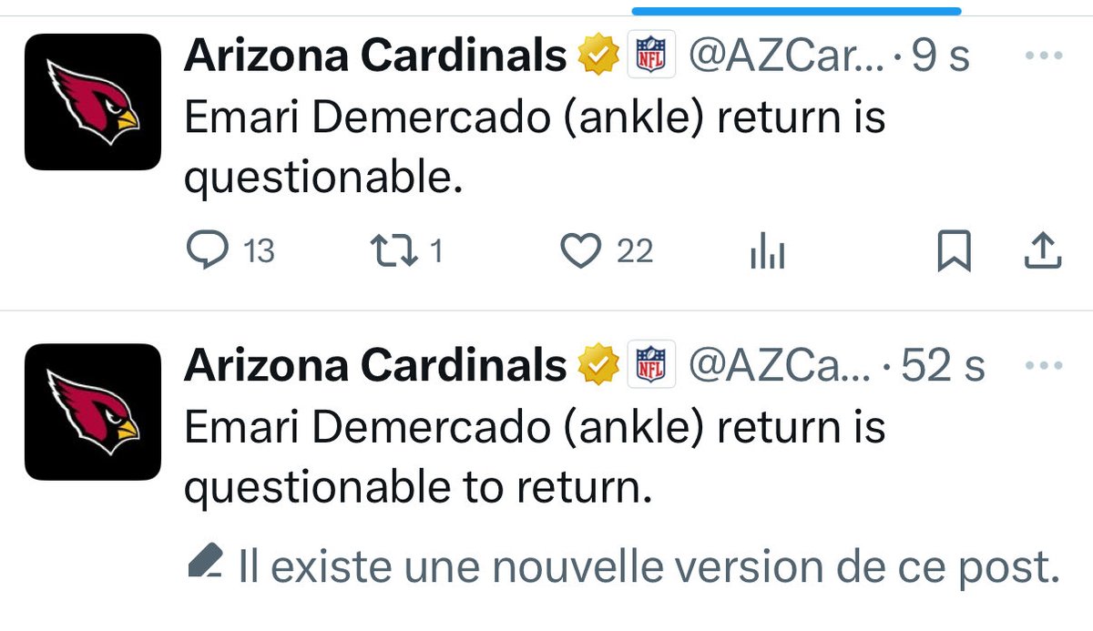 Pas juste sur le terrain que mes Cards ont de la difficulté. Calvasse…