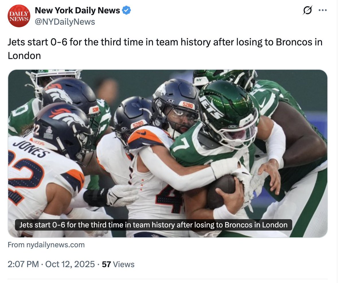 Another NYC-London similarity is that you can see <a href="/nyjets/">New York Jets</a> lose in either city.
