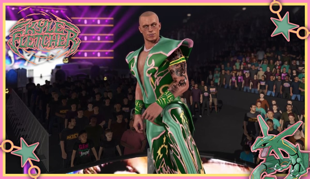 gearsfor2k's tweet photo. Custom gear for @kylefletcherpro inspired by Rayquaza from Pokemon

1/2 Gears chosen by the 1st winner of the Male Halloween Spin The Wheel: @RAMONHEEL 

NOW UPLOADED ON ALL PLATFORMS 

Use Hashtags:
#KyleFletcher
#ProtoStar
#gearsfor2k https://t.co/J03lqd09DU