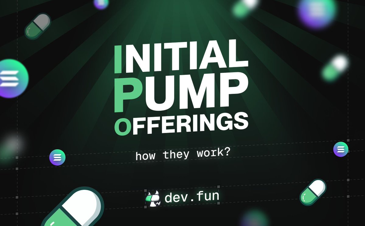 Initial Pump Offerings (IPOs) are on the horizon

allowing you to raise for your Project on <a href="/pumpdotfun/">pump.fun</a>

but how will they work? lets dive in 👇