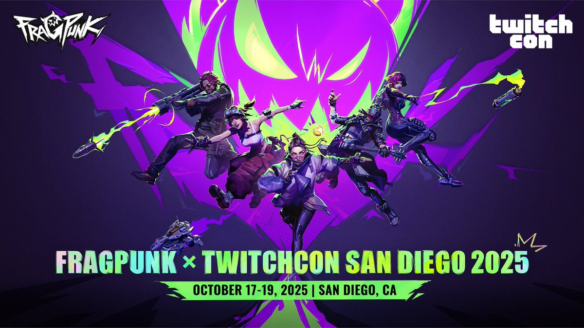 I'm excited to announce on the 19th of October I'll be at TwitchCon with <a href="/PlayFragPunk/">FragPunk</a> &amp; the boys from <a href="/LastChanceFP/">LAST CHANCE</a> testing out their new PvE mode &amp; competing in their $20,000 dollar tourney.