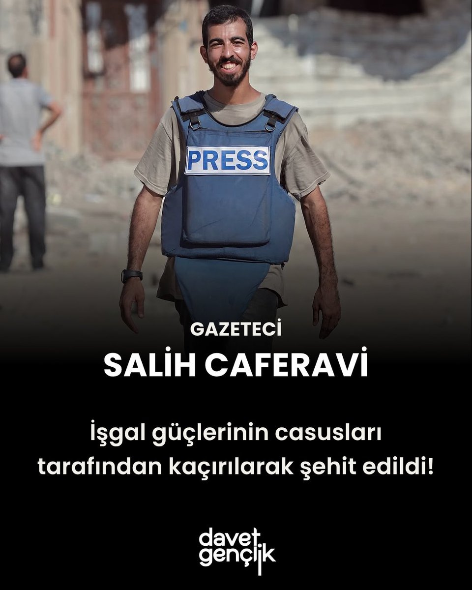 İşgal güçlerinin casuslarının kurşunlarına maruz kalan Salih abimiz, savaş dursa da hakettiği “şehit” lakabına nail oldu. 
Mekanın cennet olsun ağabey, cennette görüşmek üzere 👋🏼 💚