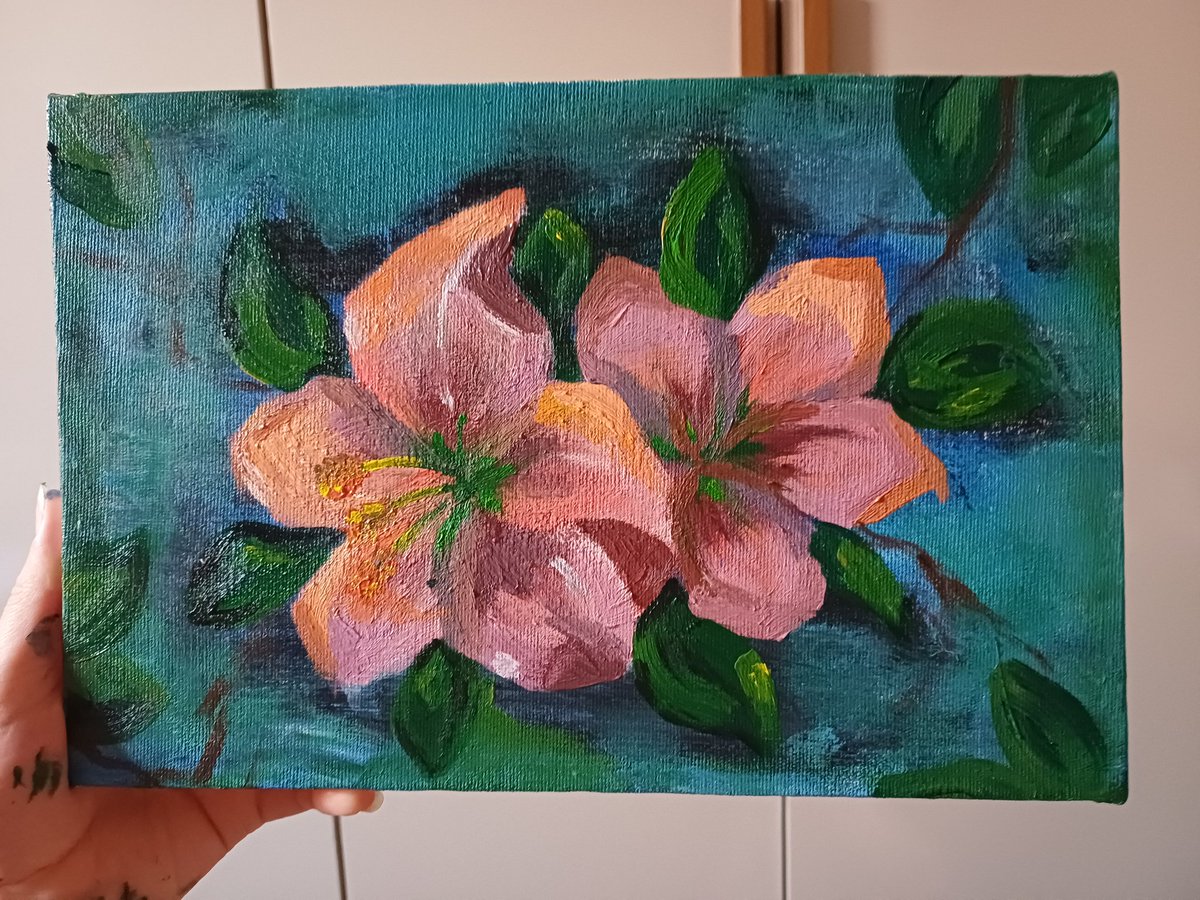 i18bee's tweet photo. Minha primeira pintura em tela https://t.co/vJ6UXnFh7z