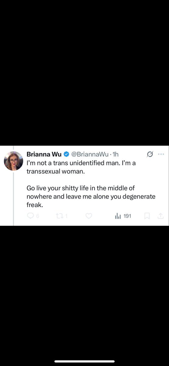 DreyfusJames's tweet image. To those of you fawning over the supposedly ‘moderate’ voice of @BriannaWu , please be aware that he is FAR from what he purports to be.
When I had the temerity to politely question him, I was called a ‘degenerate thing’, amongst other insults.
He is FAR from “moderate”.