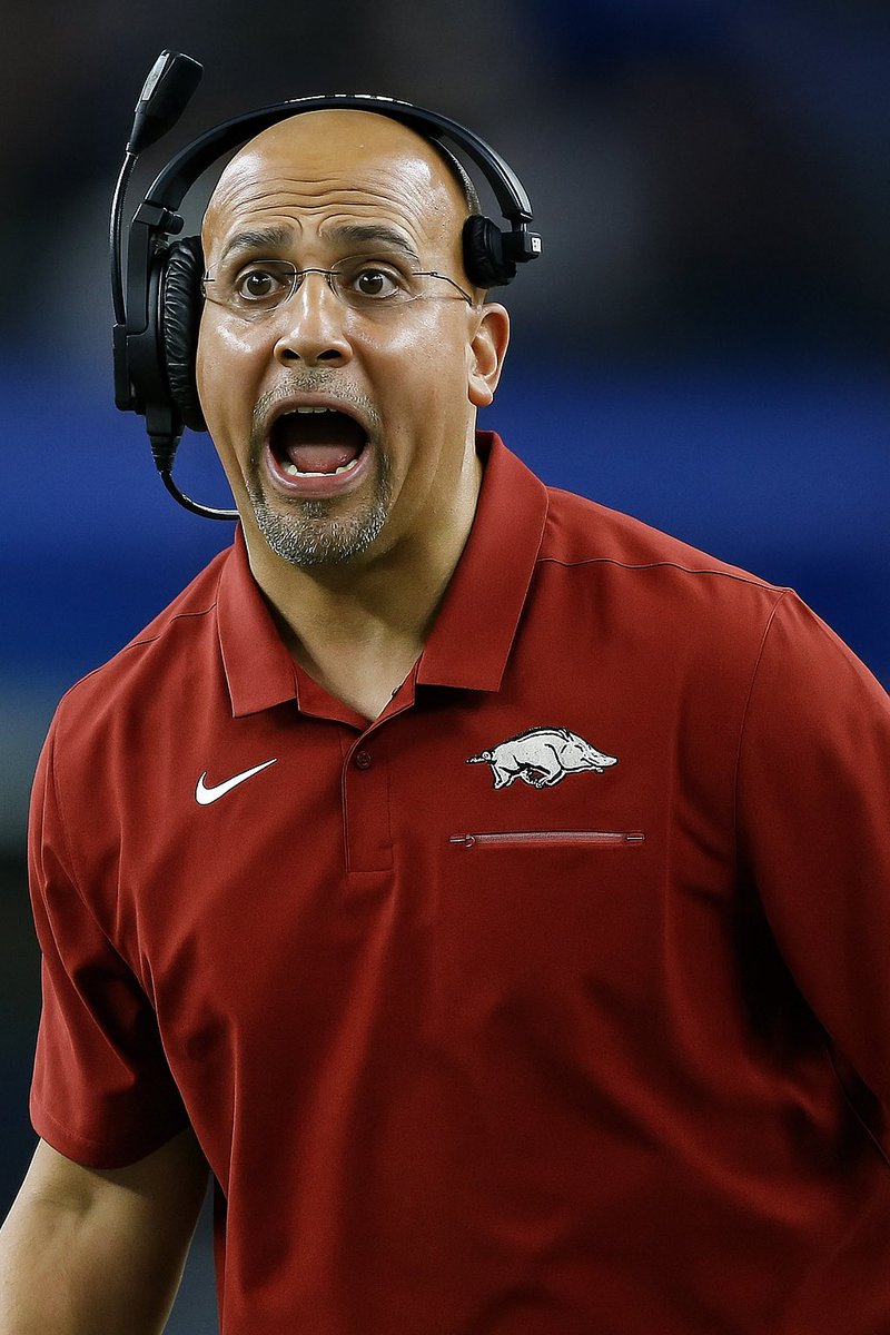 James Franklin is who I want for  Razorback Football Head Coach <a href="/RazorbackFB/">Arkansas Razorback Football</a> #JamesFranklin #pennstate