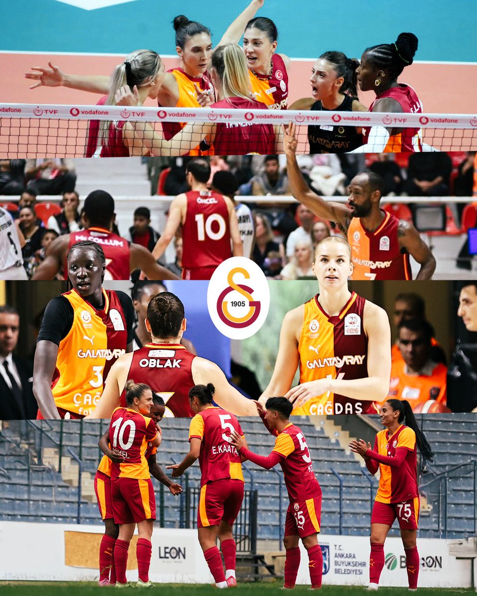 Takımlarımızla galibiyet dolu bir hafta sonu 💛❤️
