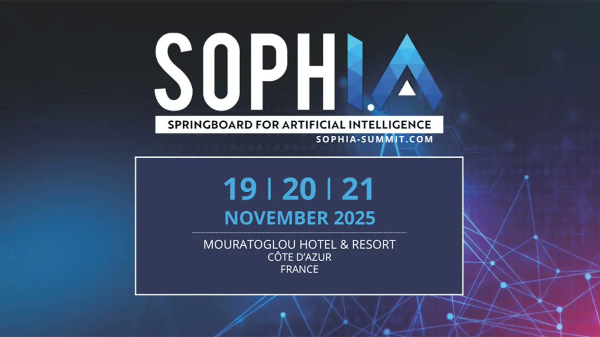 DavidSimplot's tweet image. Tribune très attendue au 8e @Summitsophia qui se tiendra du 19 au 21 novembre à @SophiaAntip0lis, avec en invité d’honneur Michael I. Jordan, précurseur de l’apprentissage automatique, pour ouvrir le sommet sur le thème « Une perspective collectiviste et économique sur l’#IA »…