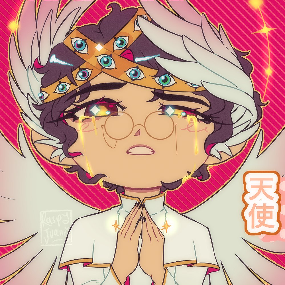 Maybe the last #halloweenart #Commision of this year.
She got #angel had a lot of fun doing it.
#wings #surprise #VGenComms #pfp