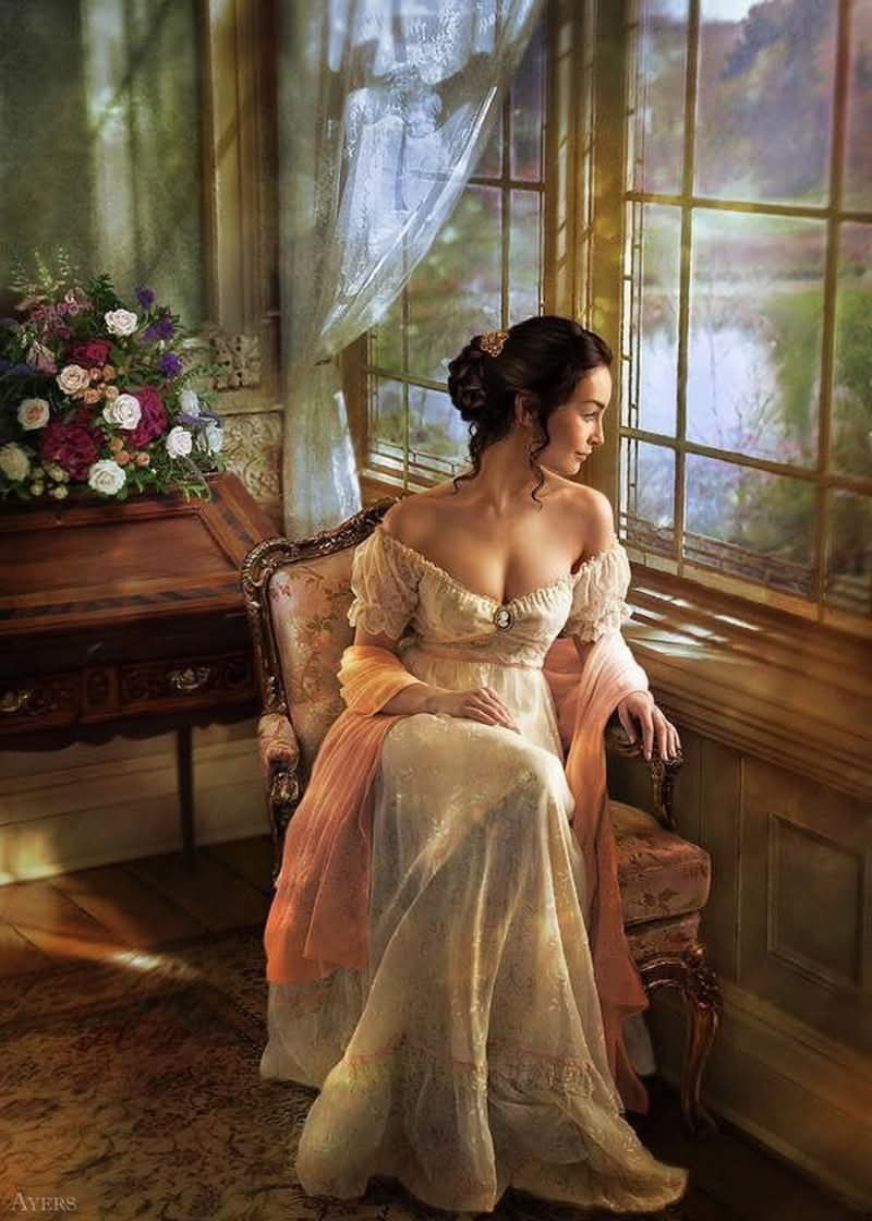 Alan Ayers - Lady by the Window
#DigitalArtist #art
Although he was traditionally trained and created images in acrylic and oil for many years, he has been working digitally since 1995. He feels that the digital world has brought a new energy to his work.