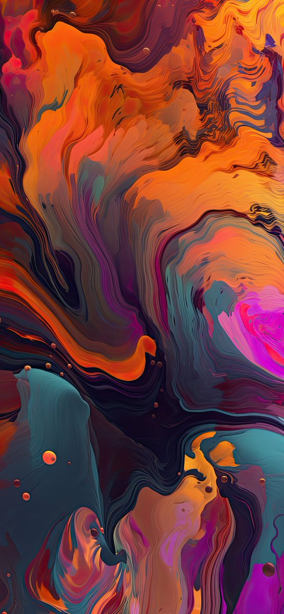 "Electric waves of colour"