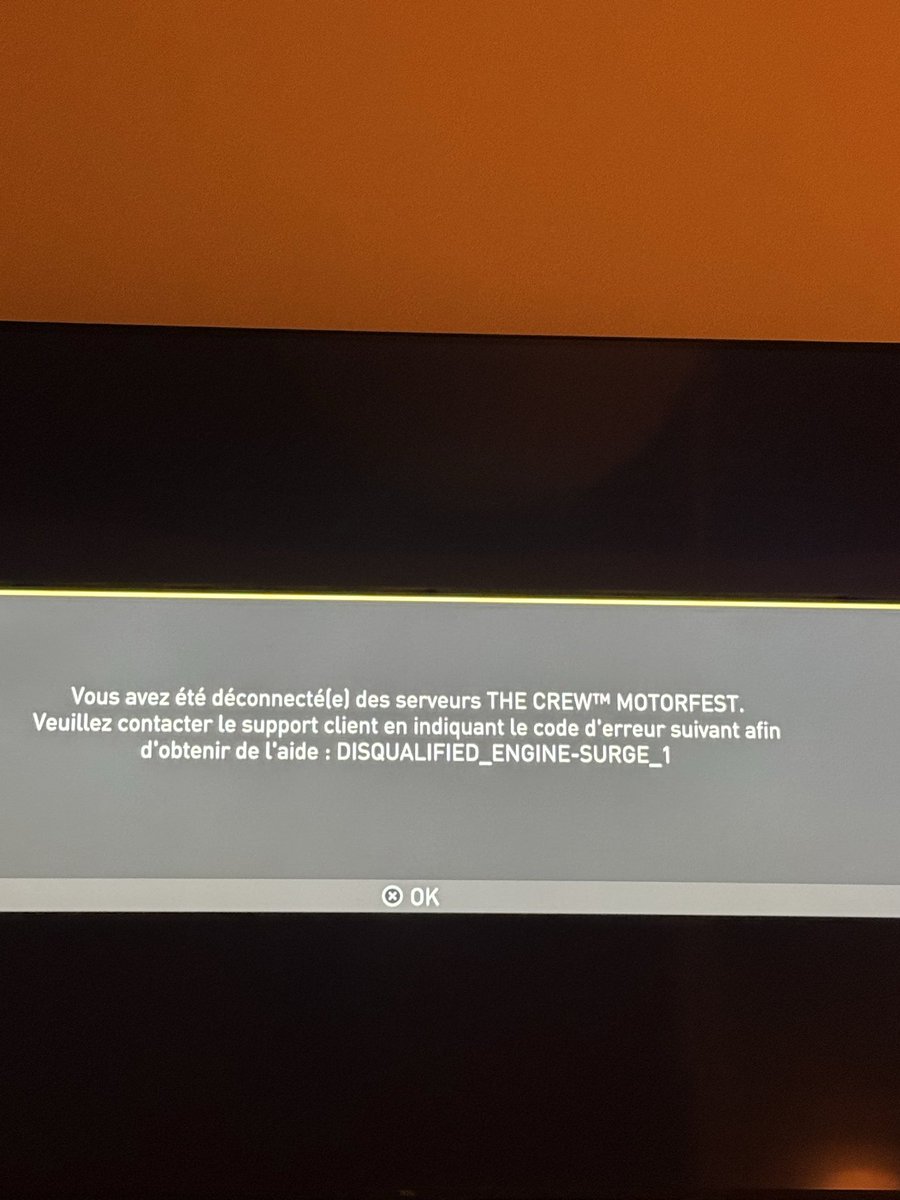 Minimog06's tweet photo. @TheCrewGame I have connection issue since 2-3 days 
I live in Dubai (if it can help) 
Here are the different error messages: https://t.co/WLCEW39ady