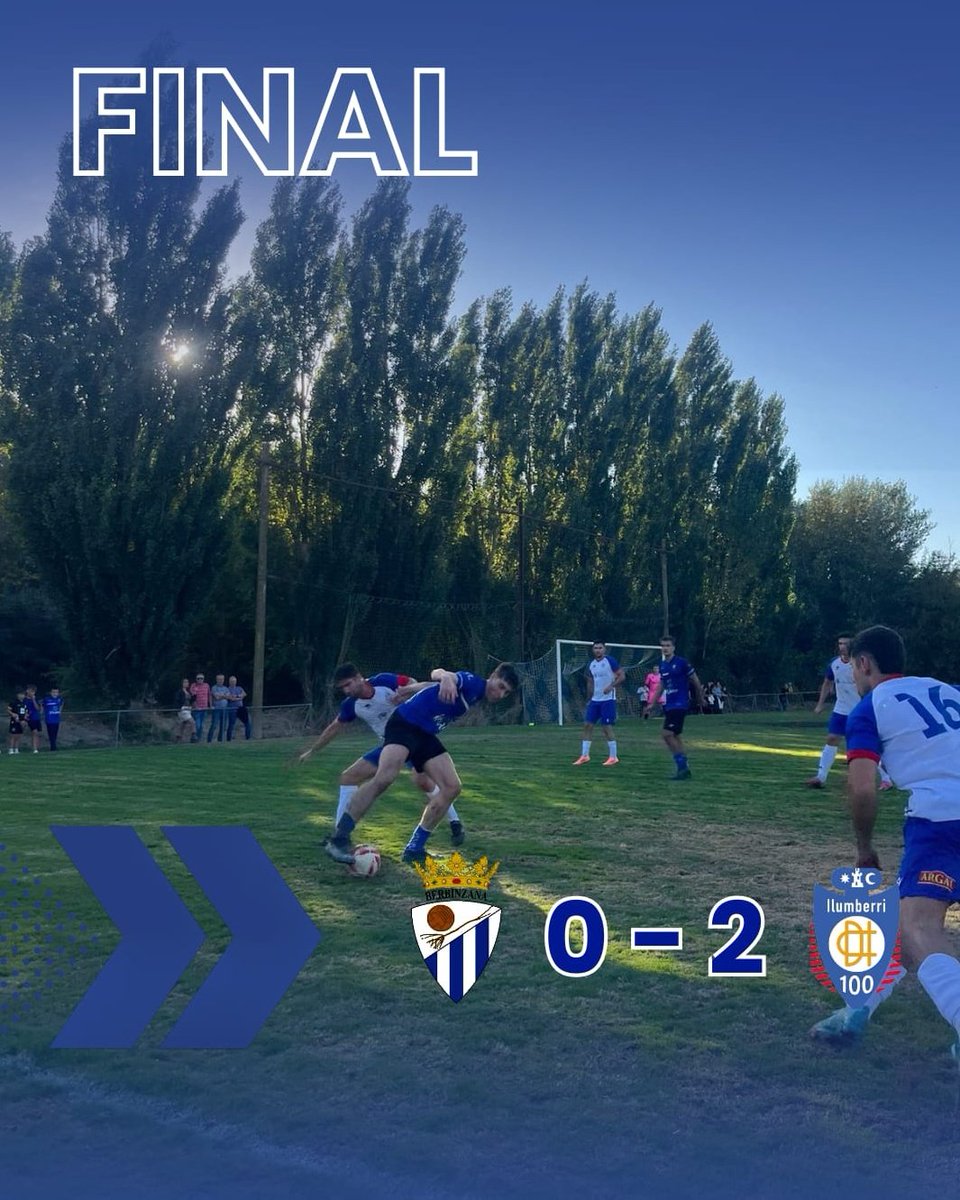 ⌚ FINAL

🥲 Derrota en los últimos minutos en El Sotico. Tarde soleada con gran afluencia de público de ambos equipos, para ver un partido competido y de pocas ocasiones.

En los minutos finales, dos jugadas desafortunadas provocaron el resultado final.

#InjertoIlumberri 0️⃣-2️⃣
