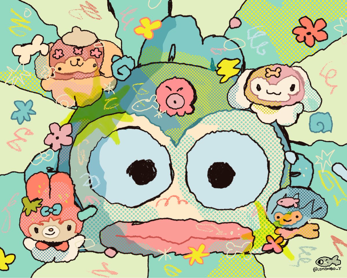 7. lucha libre!! 👊💥

atrás como siempre en esta lista pero ahí la llevo, unos personajes d sanrio como luchadores!! :-)

#illustration #inktober #sanrio