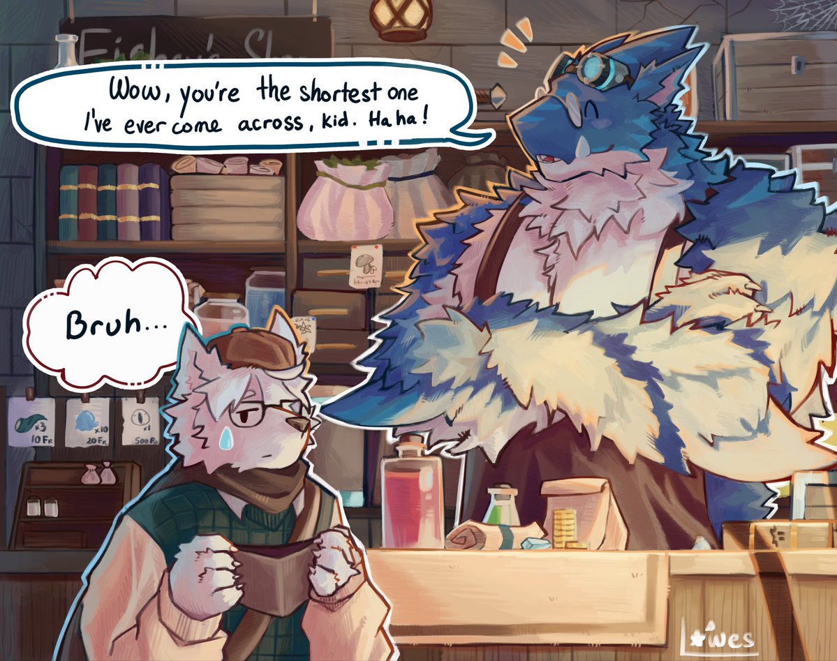 What a strange shop owner…

btw gift for my friend :D