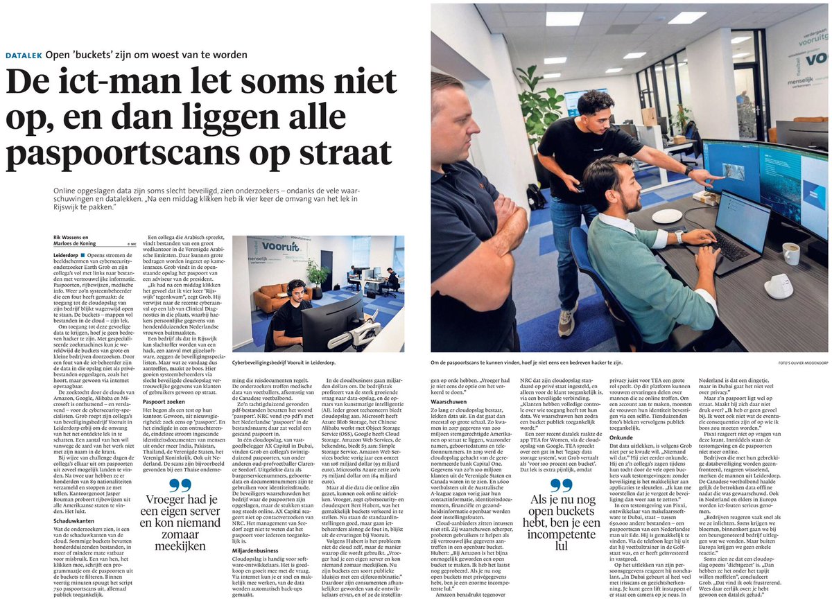 FrankSmilda's tweet image. Online opgeslagen data zijn soms slecht beveiligd, zien onderzoekers - ondanks de vele waarschuwingen en datalekken. ,,Na een middag klikken heb ik vier keer de omvang van het lek in Rijswijk te pakken.&quot;
#hack #datalek #dataroof 
archive.ph/bCYHP
