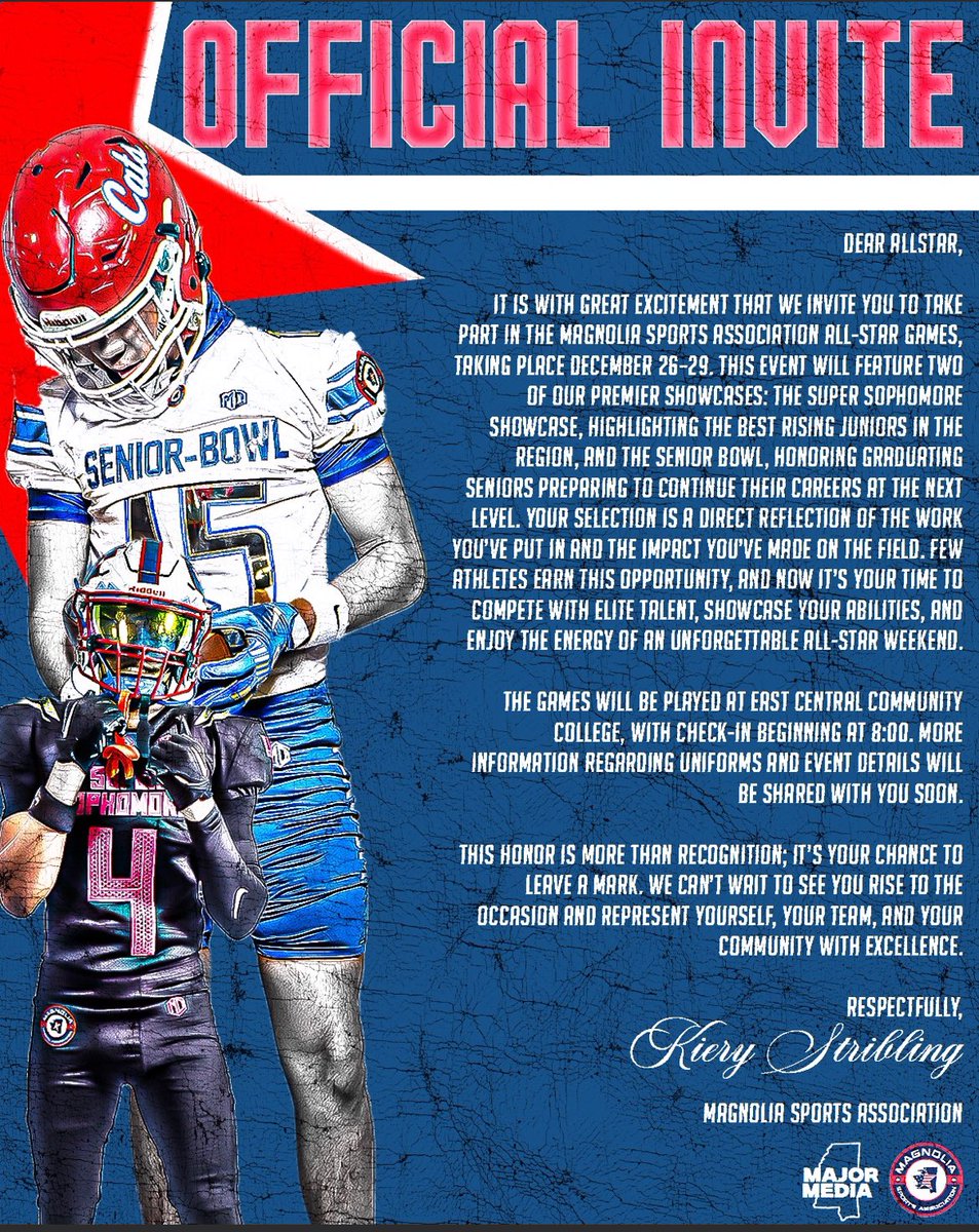 Tanner Seaton ‘28 (@tannerseaton71) on Twitter photo Blessed to be selected for the Magnolia Super Sophomore Showcase
<a href="/CoachT_Rob/">Terrance Robinson</a>
<a href="/MCJags_Football/">Madison Central Football</a>
<a href="/InTheTrenches22/">InTheTrenches</a>
<a href="/warren_rowan/">Warren Rowan</a>
<a href="/MagnoliaAllstar/">Magnolia Sports Association</a> Blessed to be selected for the Magnolia Super Sophomore Showcase
<a href="/CoachT_Rob/">Terrance Robinson</a>
<a href="/MCJags_Football/">Madison Central Football</a>
<a href="/InTheTrenches22/">InTheTrenches</a>
<a href="/warren_rowan/">Warren Rowan</a>
<a href="/MagnoliaAllstar/">Magnolia Sports Association</a>