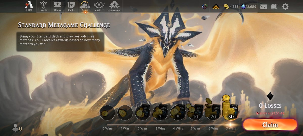 Got a 7-0 in the Standard Metagame Challenge on mobile with <a href="/Joseba_Mtgo/">_Joseba_</a>'s Sultai Reanimator list! Beat Vivi Cauldron a couple times, Mono-White Tokens, Azorius Artifacts, Selesnya Kona, Dimir Mid. #mtg