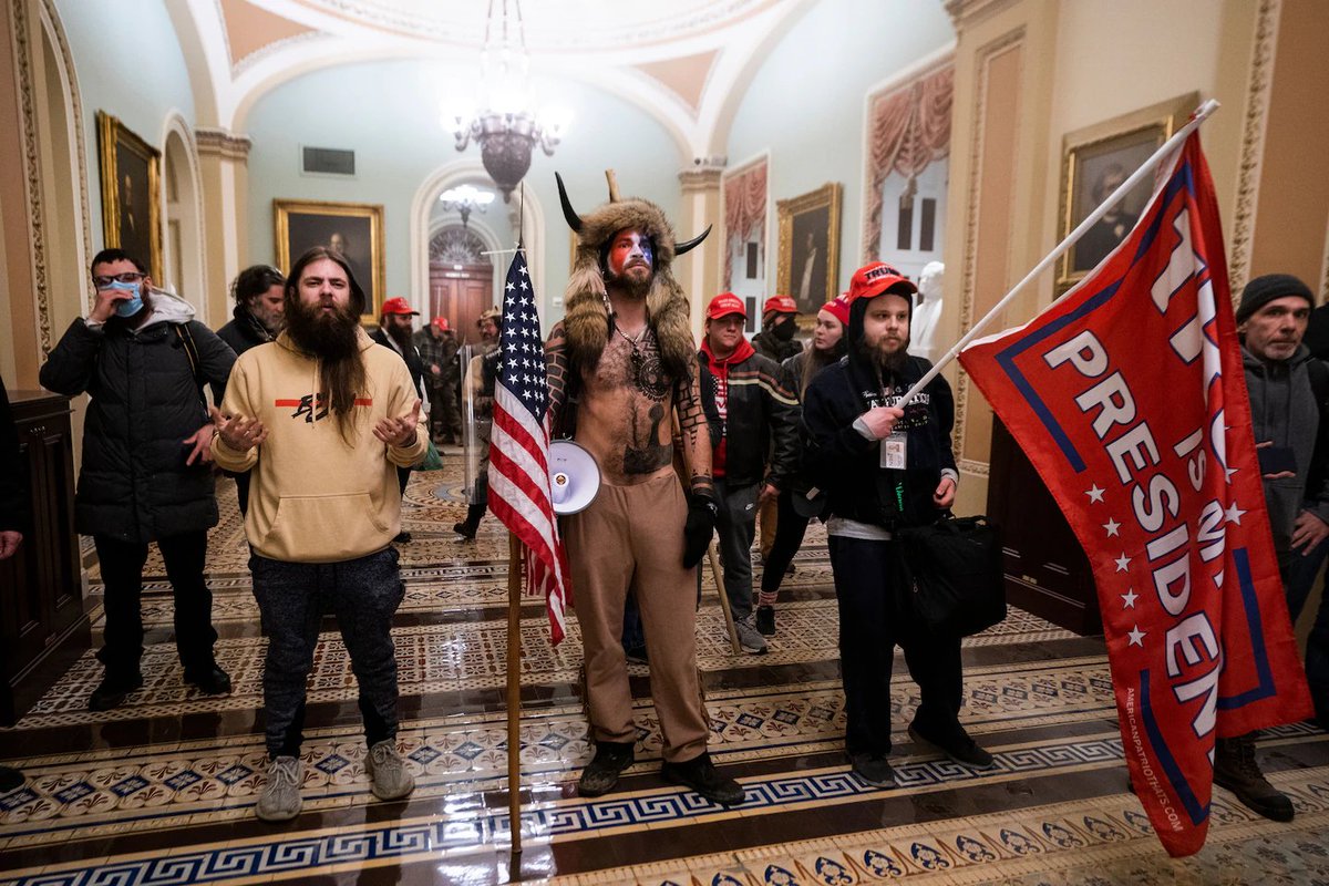 Eva_eva_P's tweet photo. @JohnStrandUSA Let me get this straight… when MAGA stormed the Capitol, that was "patriotism," but if Antifa had done it, it'd be "terrorism"?🤔
Why would Antifa want to stop Congress from counting the electoral votes that would make Biden president?😵 https://t.co/L5SDx242Sh