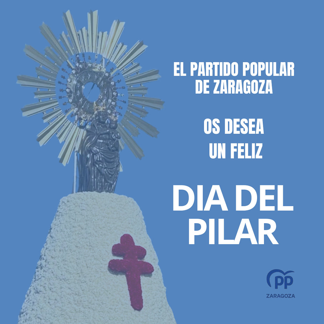 💐Como cada 12 de octubre, nuestra ciudad de Zaragoza se llena de flores, de emoción y de orgullo. 

Zaragozanos y viajeros de todas partes nos unimos para visitar a nuestra Madre, la Virgen del Pilar, y llenar su manto de amor y agradecimiento.

¡Feliz Día del Pilar y feliz Día