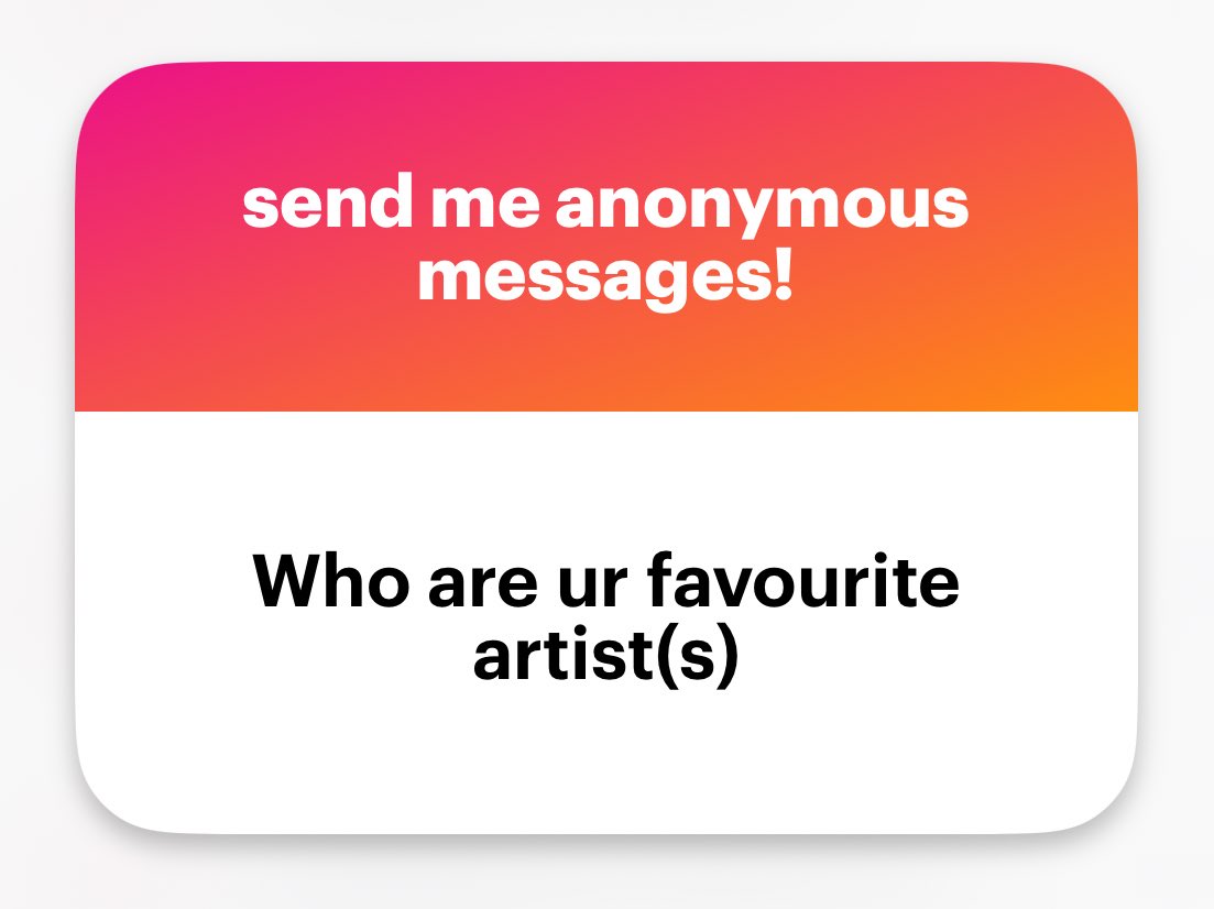 tty13r's tweet photo. FIRST NON-BOT NGL MESSAGE LETS GOOO
my favorite artists are xdinary heroes, nirvana, stray kids, linkin park, radiohead, deftones, lil peep &amp; bloody hawk (greek rapper) and many more but these r the ones i can think of off the top of my head. if i had to choose one id say nirvana https://t.co/tJKYTjE8je