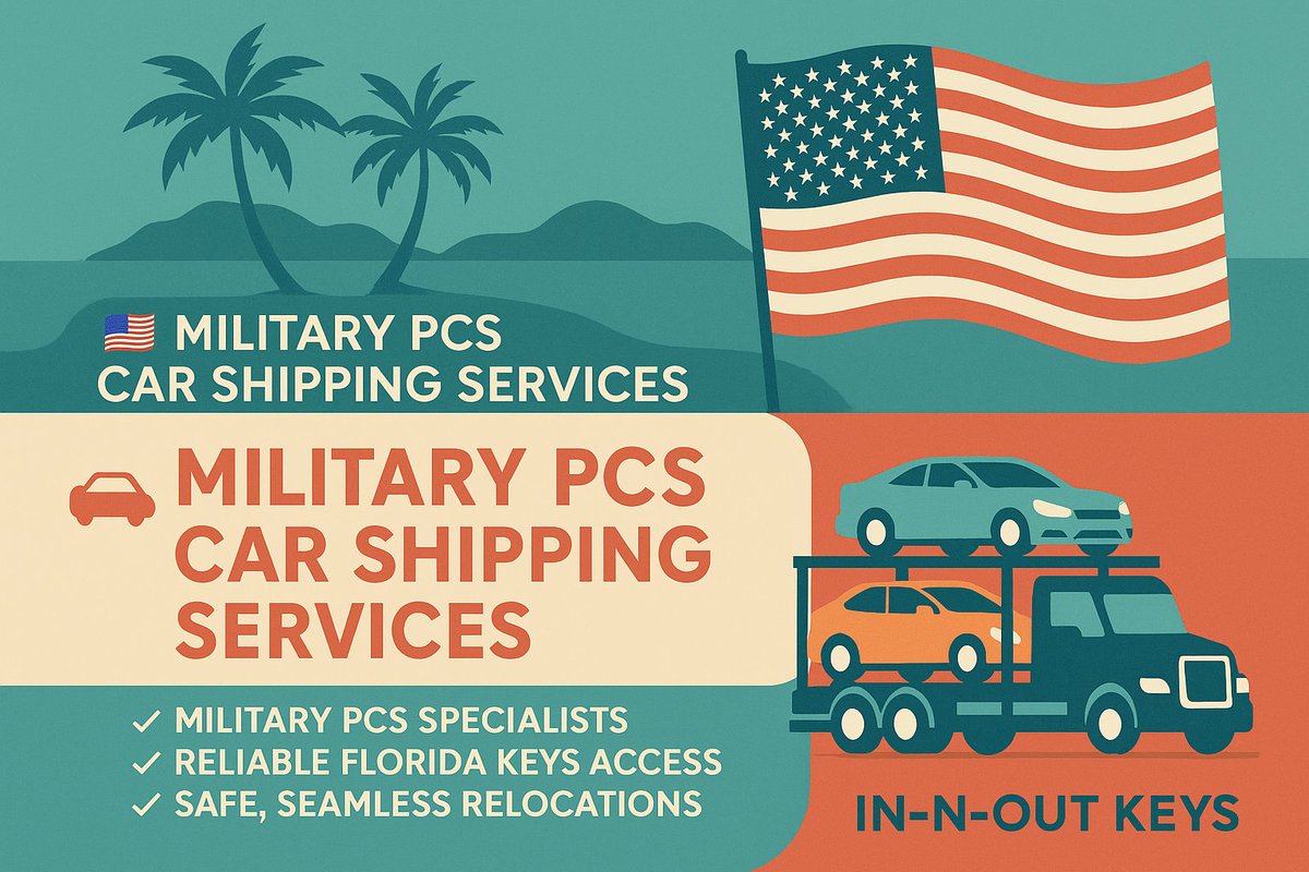 InNOutKeys's tweet image. 🇺🇸 Military PCS Car Shipping Services 🚗

Relocating under PCS orders? In-N-Out Keys Auto Transport proudly supports our military members and families moving to or from the Florida Keys and Key West.

We understand the tight schedules and requirements that come with PCS moves.