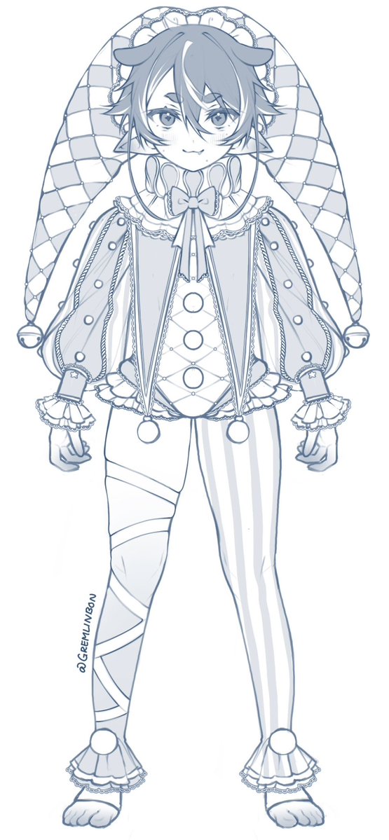 Little outfit design exercise I worked on today 🦑