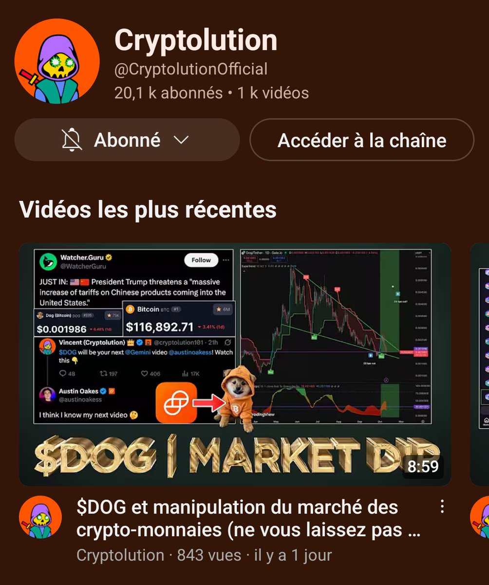 oursrapide01's tweet photo. @cryptolution101 $DOG https://t.co/1eApq1mN8K