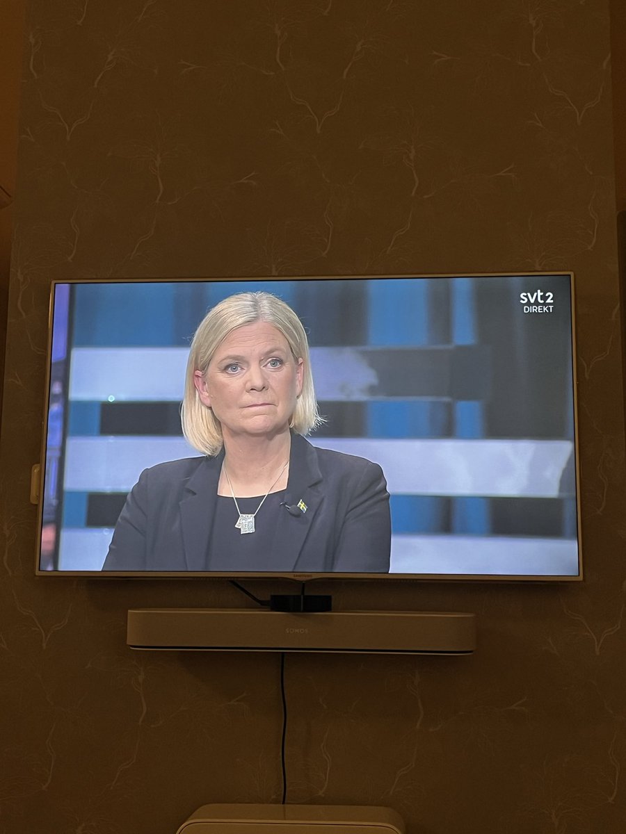 liliandre's tweet photo. Trams av Magdalena Andersson att påstå att hon som statsminister, utan tydlig majoritet, skulle kunna vända de utmaningar som den här regeringen nu tar ansvar för @kdriks #pldebatt https://t.co/zlJN45y2vB