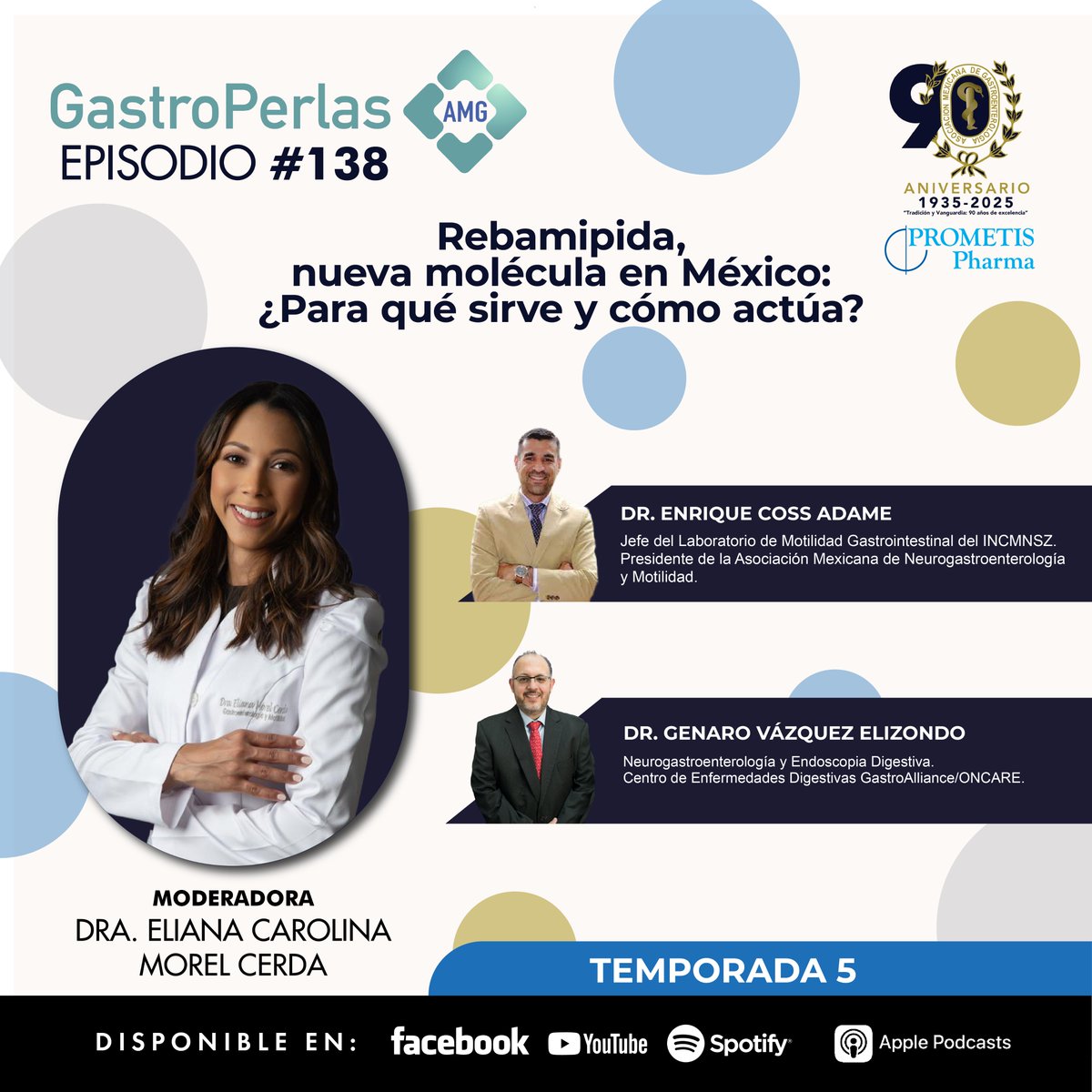 GastroPerlas AMG - Ep 138 - Rebamipida, nueva molécula en México: ¿Para qué sirve y cómo actúa?

Modera: Dra. Eliana Carolina Morel Cerda; invitados: Dr. Enrique Coss Adame y Dr. Genaro Vázquez Elizondo.

Revísalo también en:
YouTube: youtu.be/lTCeYZbYlAY
Spotify:
