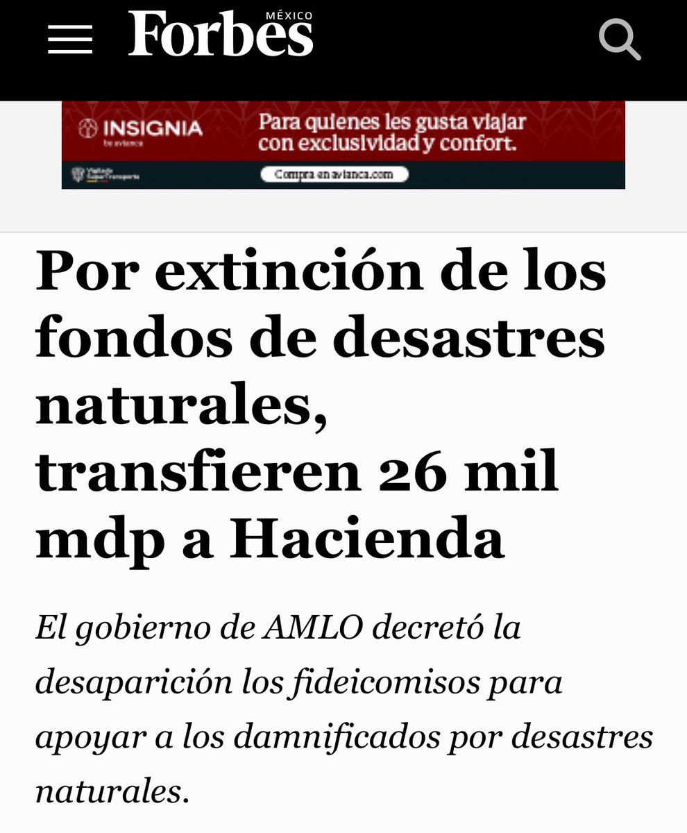 Funesta's tweet photo. En agosto del 2021, transfirieron más de 26,519 millones de pesos del FONDEN, a la Tesorería de la Federación, como parte su extinción ordenada por los diputados Morena, PES, PT y PVEM, y que a su vez seguían ordenes de López Obrador.

Ahora ya saben, veracruzanos y poblanos, a quien agradecer que no haya recursos inmediatos para atender los daños por las inundaciones.