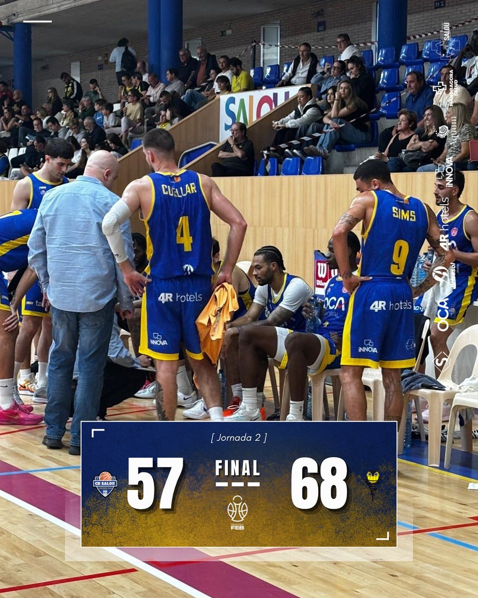 ❌ Derrota en el primer partit a casa. 

🏆 Jornada 2
🔵 OCA GLOBAL CB SALOU 57
🟡 CB LLÍRIA 68

La temporada és llarga i sabem que aquest treball acabarà donant fruits. Continuarem lluitant, aprenent i millorant cada dia per transformar la feina en victòries! 💪💙💛