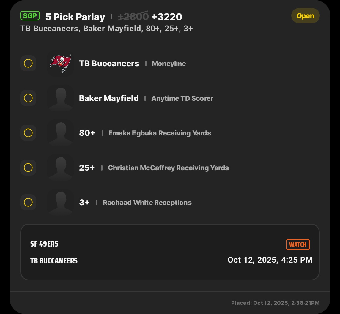 My #BarstoolGOTW 
Need to win one!