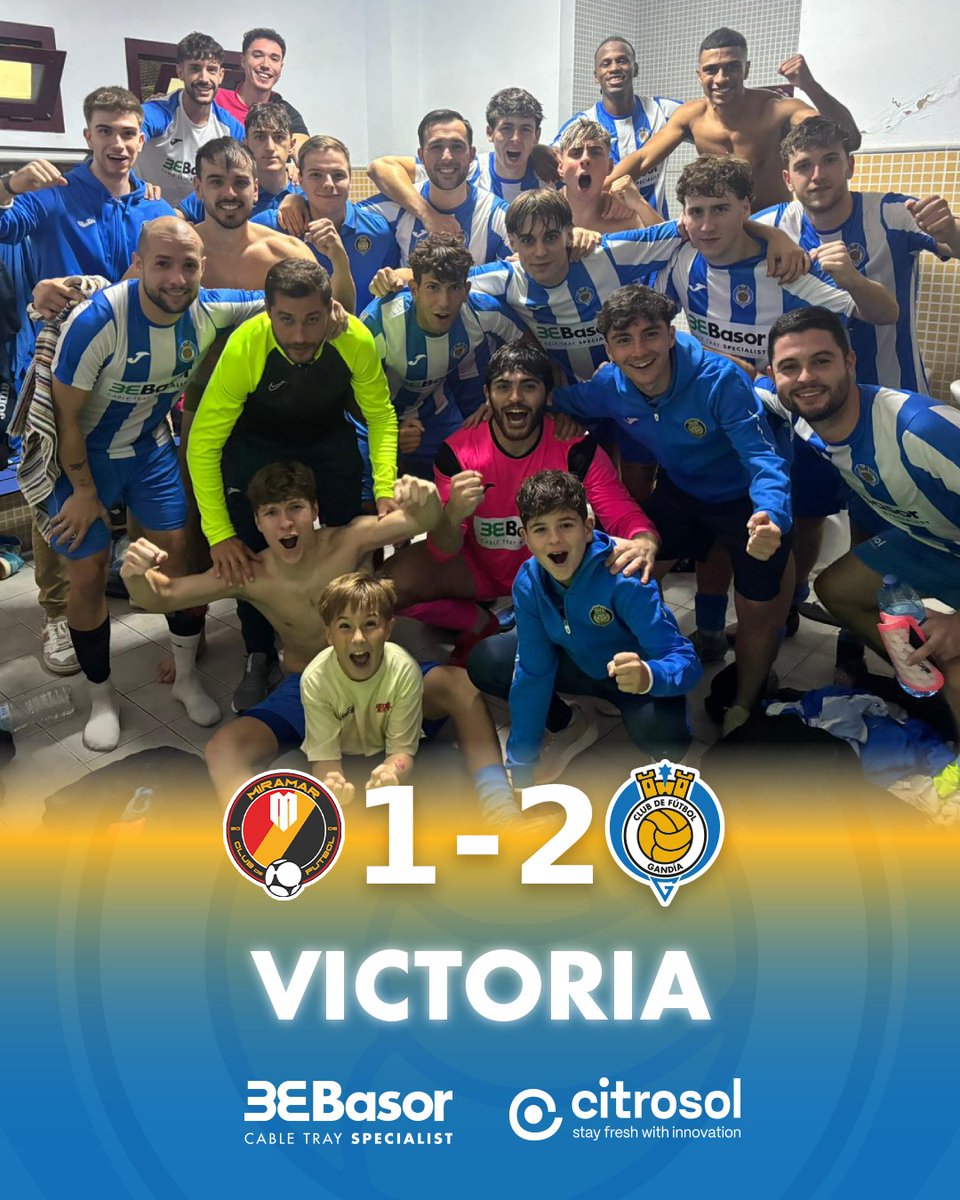 Final en Miramar.

Victoria y billete para la siguiente ronda de #LaNostraCopa.🏆

Un paso más en el camino y mucho margen para seguir creciendo. 📈

⚽Olivares
⚽Rubén Bella