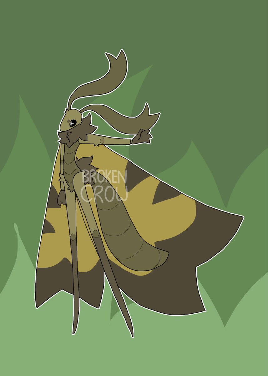 brokencroww's tweet image. First oc art vs last oc art (1 year span) #bugoc #bugfables #brokencroww #bugtwt