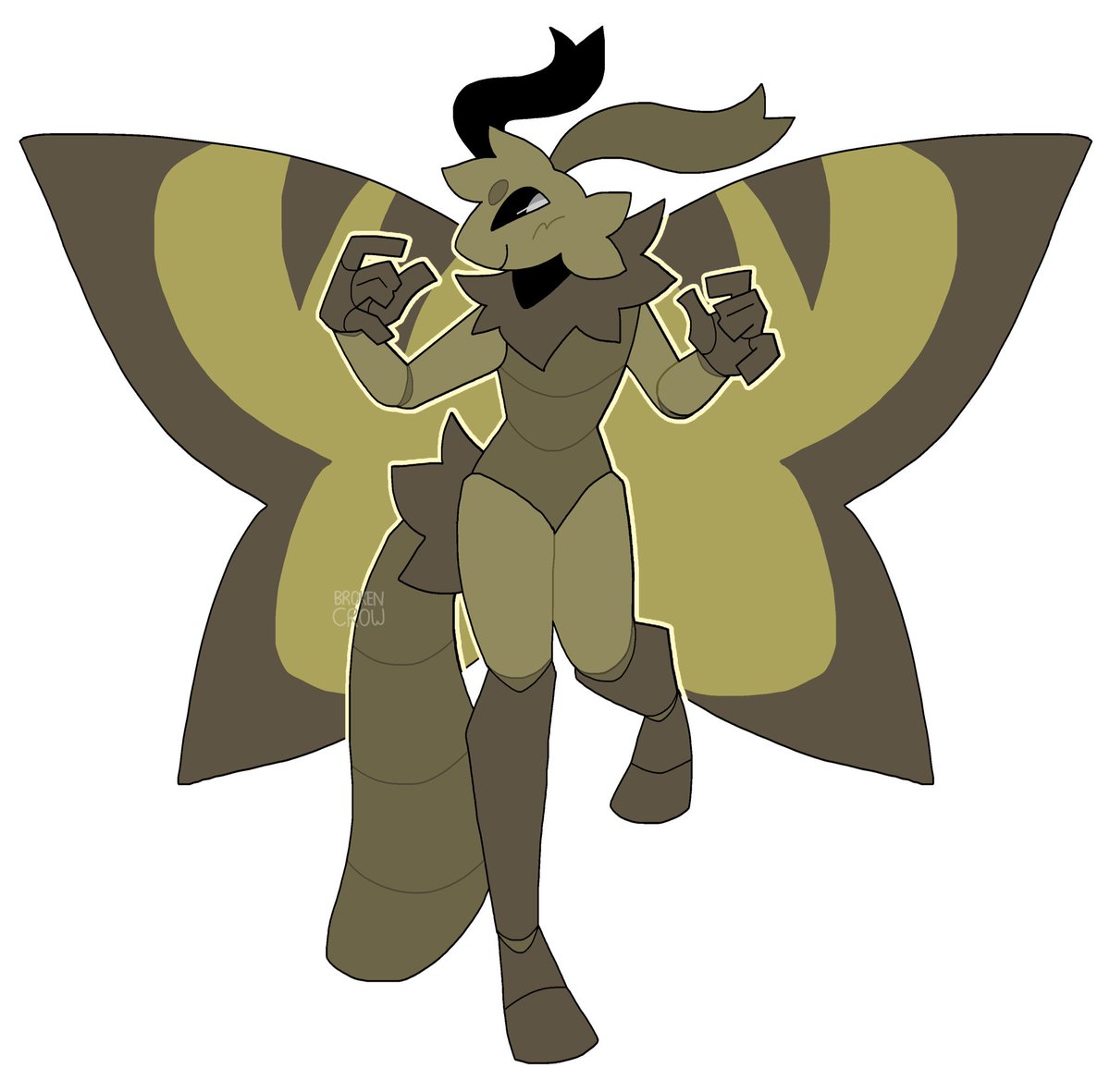 brokencroww's tweet image. First oc art vs last oc art (1 year span) #bugoc #bugfables #brokencroww #bugtwt