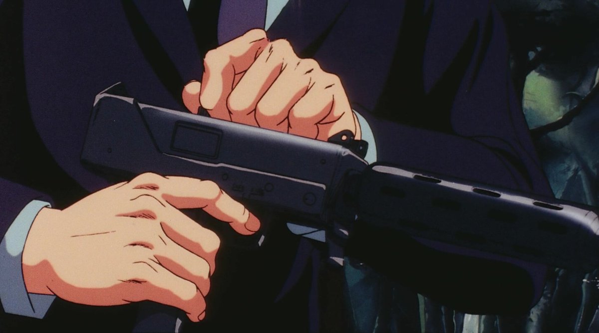 Y2KKAIN's tweet photo. The weapons (MAC-10, MP40) featured in the 1983 classic Golgo 13: The Professional. https://t.co/1JhOc53Wox