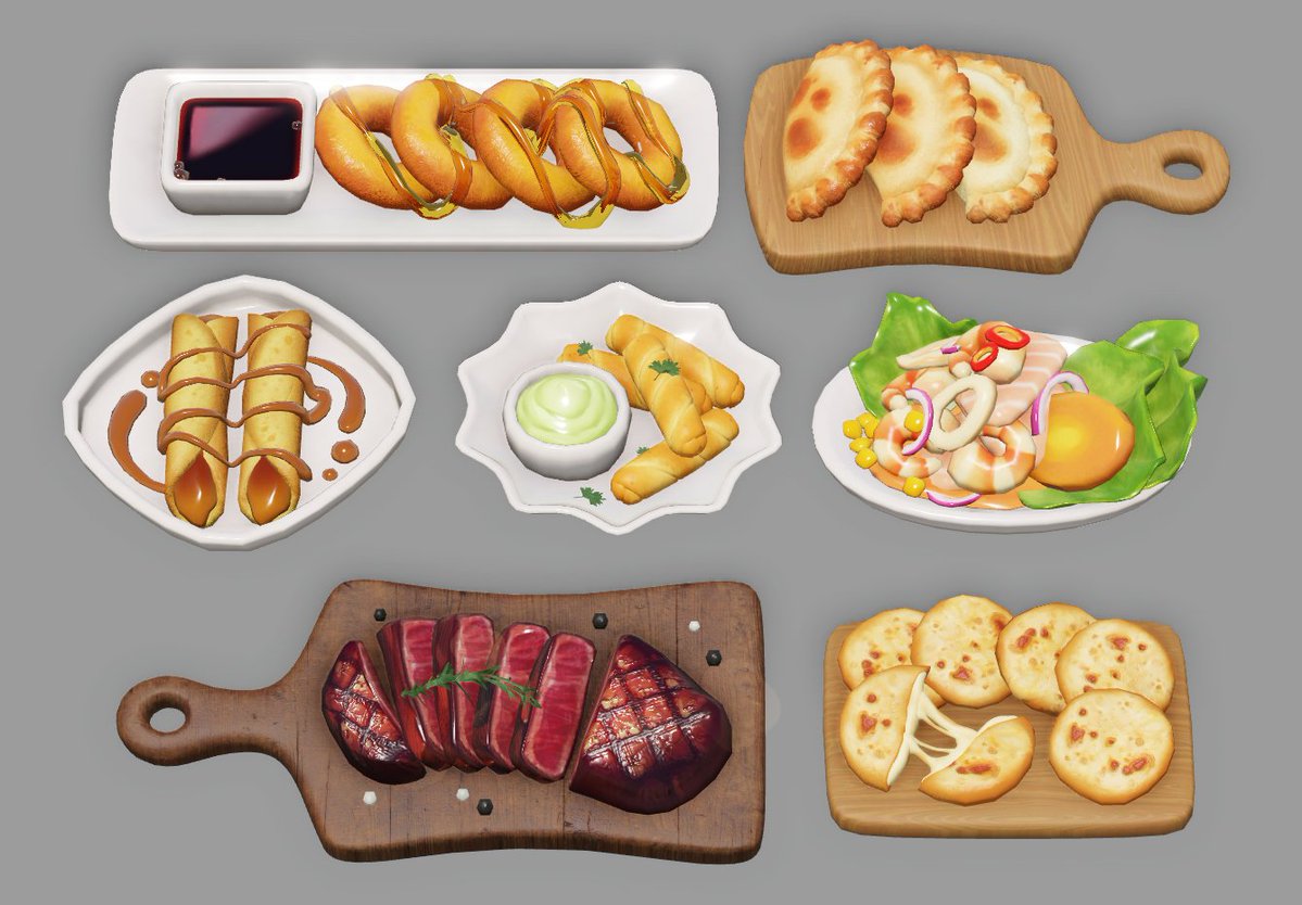 nightbawnana's tweet image. i love modeling food! #RobloxDev