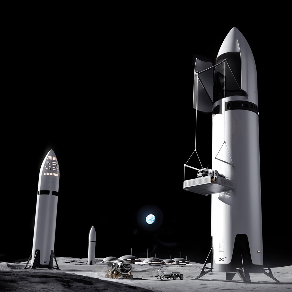 SawyerMerritt's tweet image. SpaceX says it plans to begin Starship cargo missions to the Moon in 2028 and to Mars in 2030, with each mission priced at $100 million per metric ton of payload. That’s $100,000 per kilogram (or $45,359 per pound).

“Starship cargo flights to the lunar surface for research,…