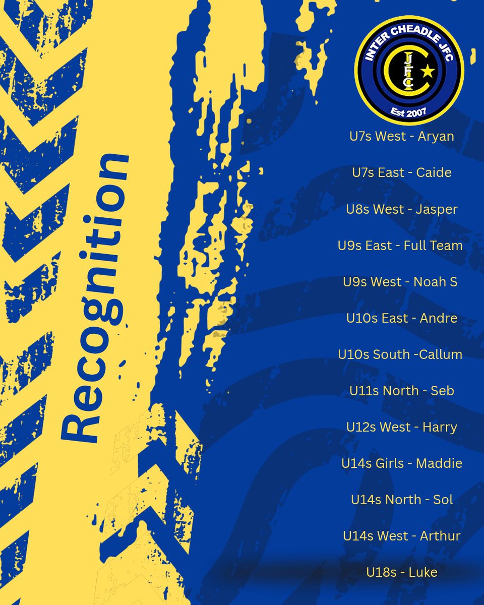 Inter Cheadle JFC tweet media