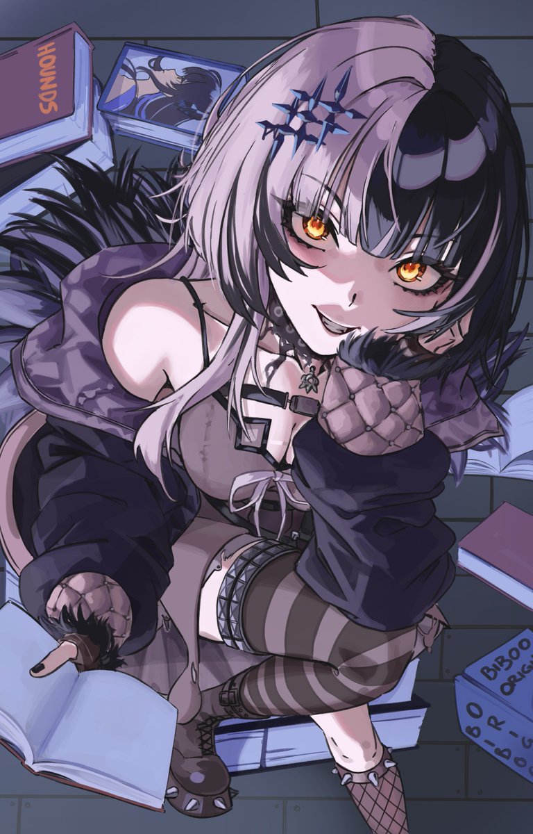 HuemarTanuki's tweet image. You find shiori reading on her own, what you do? #ShiorinSketch