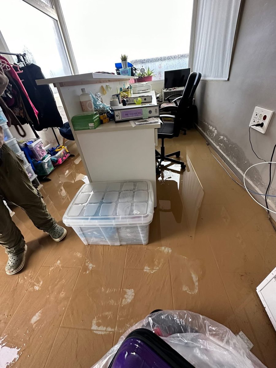 GalgosdelSol's tweet image. Horrific storms hit us this weekend.
For now the rain has stopped. 
The centre stood its ground. We can make a few improvements on the weak spots we didn’t know about. 
The pumps and drainage struggled to keep up but they kept at it thru the night. The clean up begins. 
The dogs…