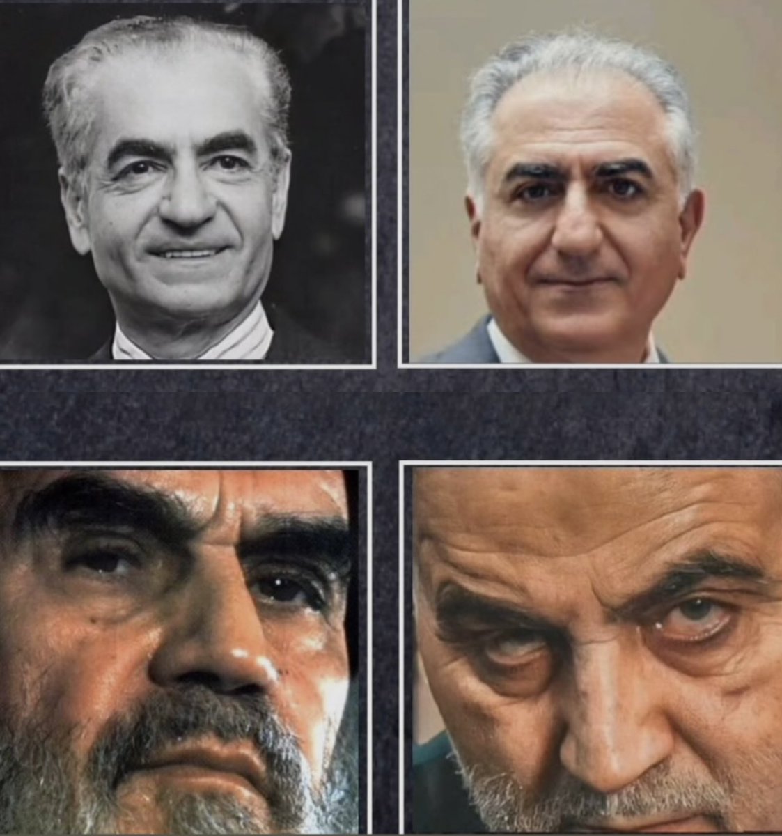 چشم‌ها دروغ نمیگویند!

قضاوت با مردم ایران...

#خاندان_ایرانساز_پهلوی 
#رژیم_اشغالگر_آخوندی