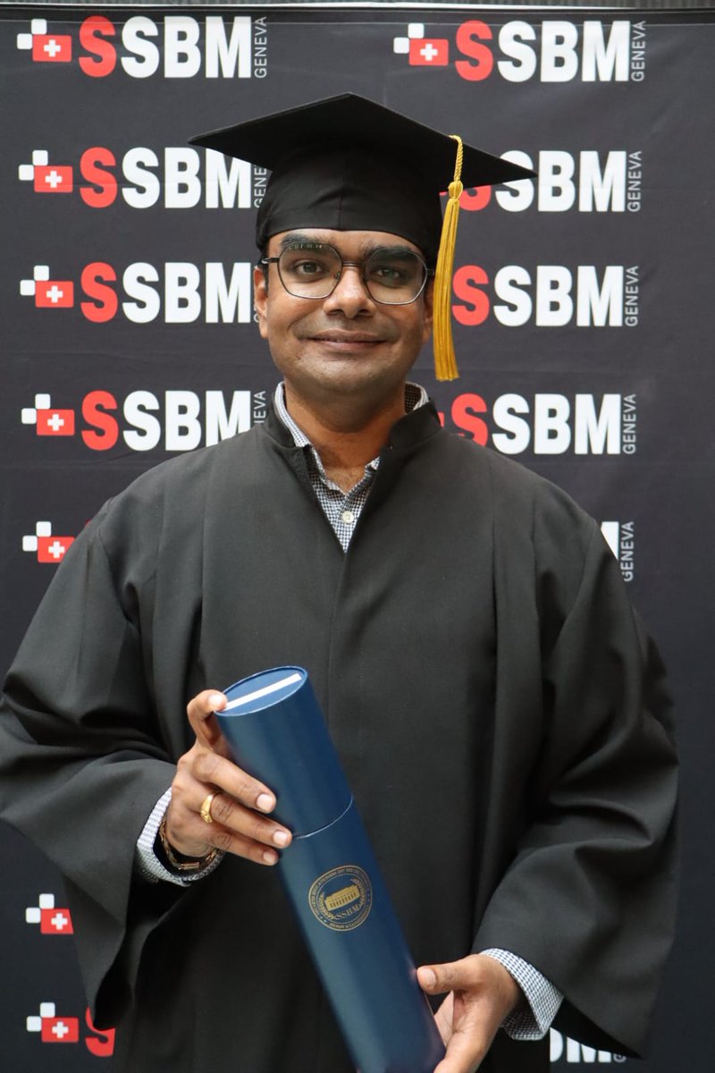 Officially doctored! My thanks to the faculty and staff at SSBM Geneva for guiding me through this rigorous research experience in the heart of Geneva.