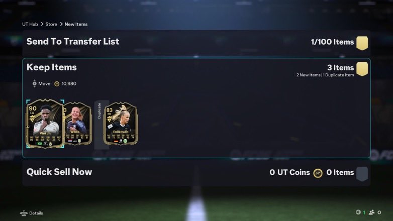 FCChampsHub's tweet photo. ⭐ RATING RELOAD

🏆 ELITE 2 Weekend league sorted by FCCHAMPSHUB✅

🔵PS REPEAT CUSTOMER

PACKED VINI 🤣🔥 https://t.co/bzkgd9Rif7