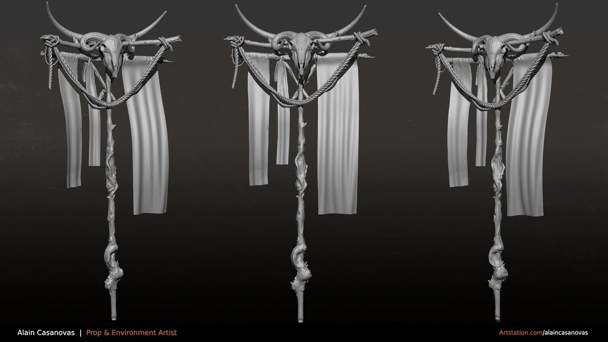Alaincasanovas's tweet image. Late post!  This is my latest work 

#Artstation #indiedev #UnrealEngine #gameart #Fantasy #zbrush