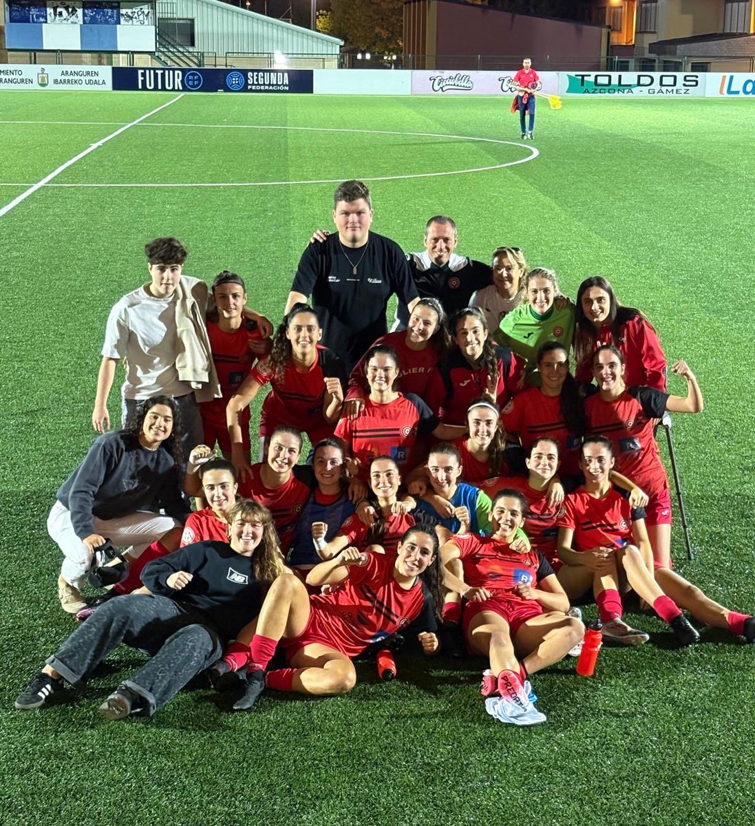 👏🏽 ¡FINAAL! Un gol de Carmen en el 75 nos da los tres puntos en Mutilva. 

Nueva victoria y 🎒12 de 12 🎒

❤️🖤 #SienteElOrigen